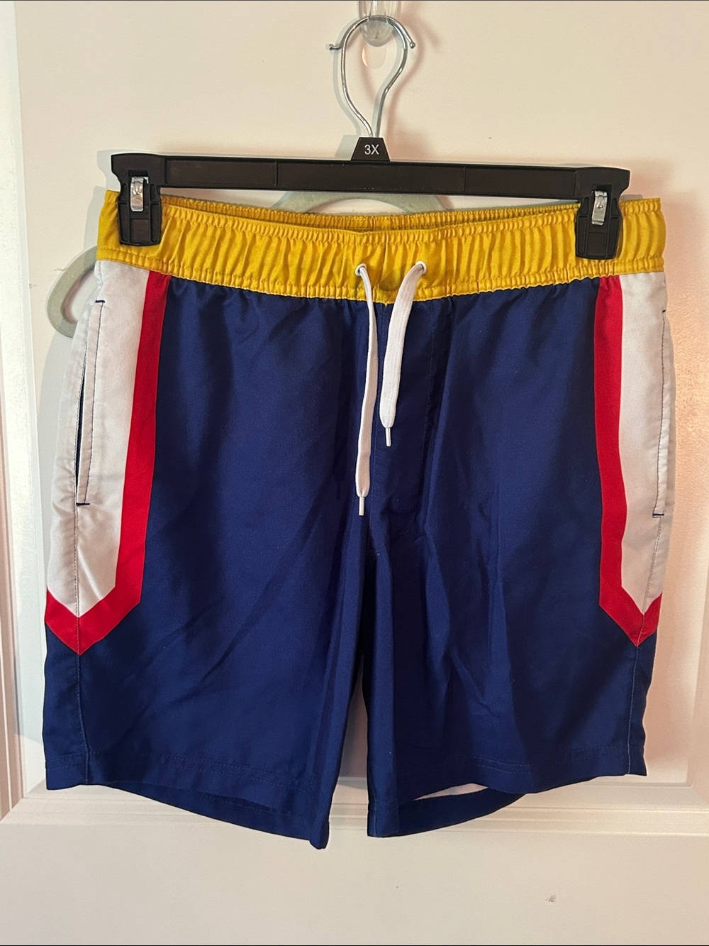 My Hero Academia Athletic Shorts with Yellow Waistband and Red Accents